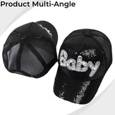 Compact and Stylish Baby Cap (Black)
